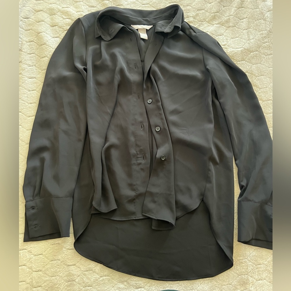 H&M black blouse